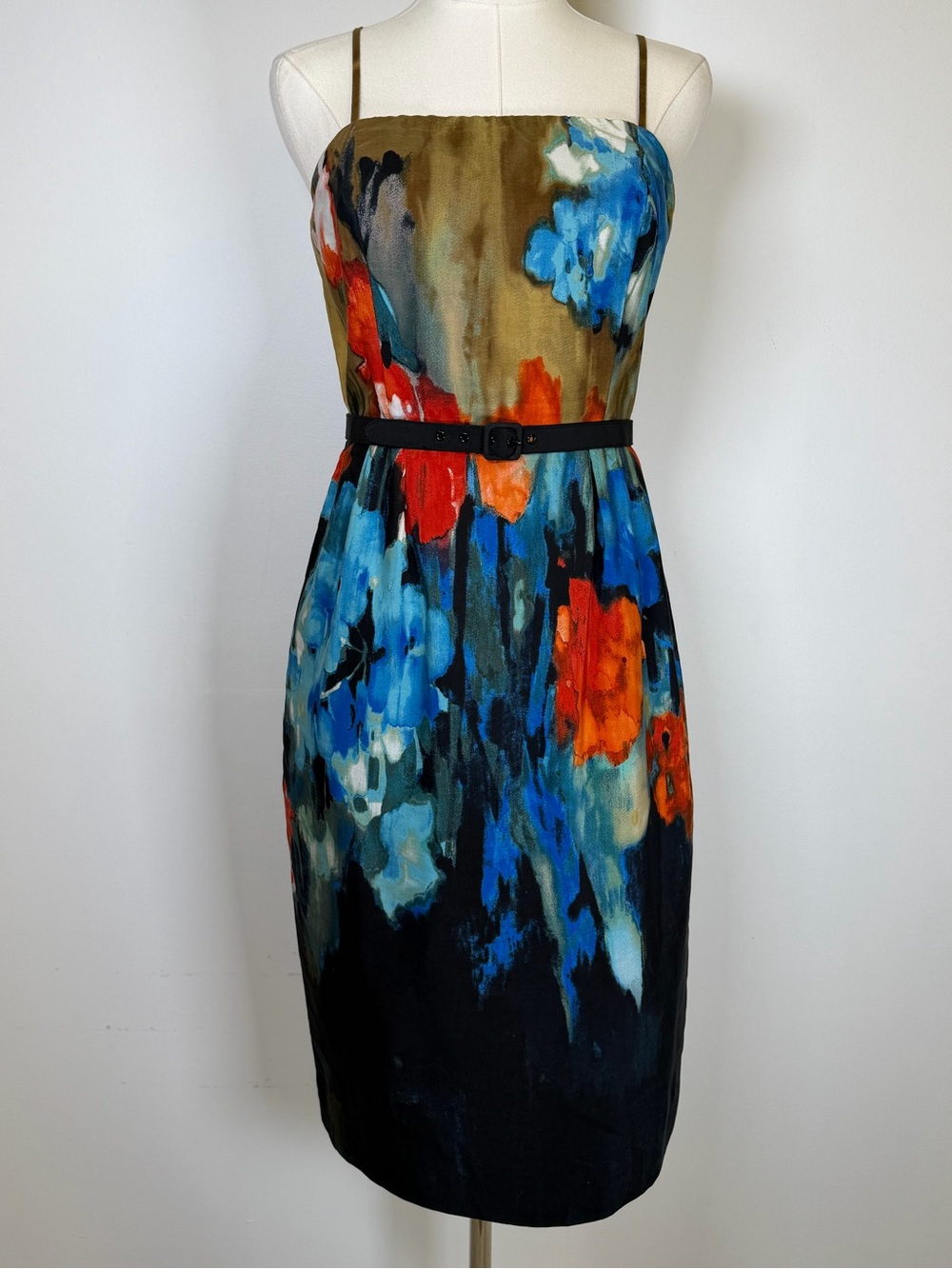 Anthropologie By Moulinette Soeurs ‘Splashed Palette’ Silk Blend Sheath Womens 6 - Picture 13 of 17